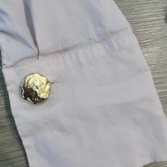 Zara asymmetrical  One Shoulder Pink Top Size Medium - Picture 8 of 10